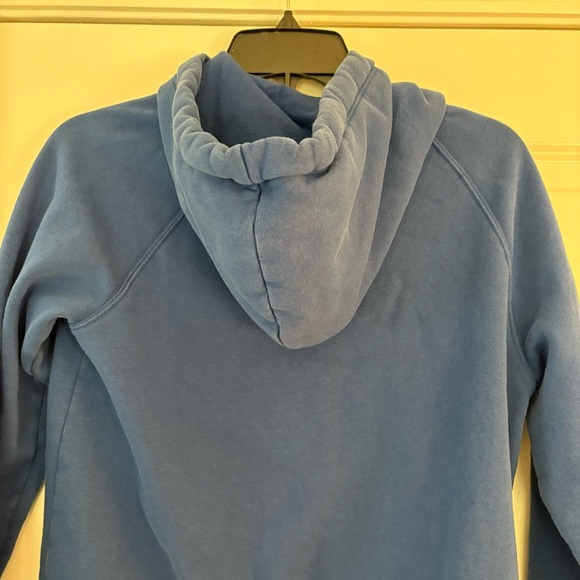 Banana Republic Women’s Blue Fleece Hoodie Sweatshirt - Picture 4 of 8